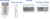 Standard component parts:  Each track comes with three roller carriers with hooks per foot of track, one end stop for each track and one end stop with pullout for each track