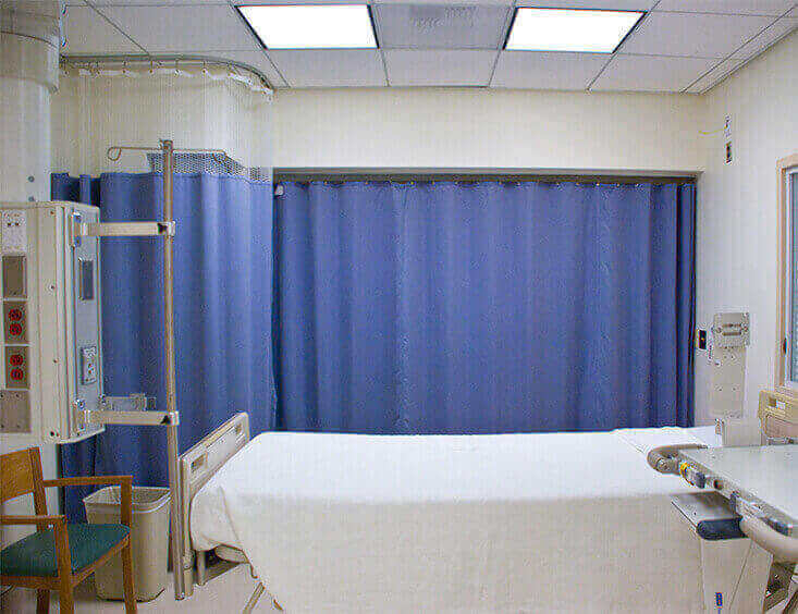 Best Hospital Curtain Track Systems Cubicle Privacy Curtains